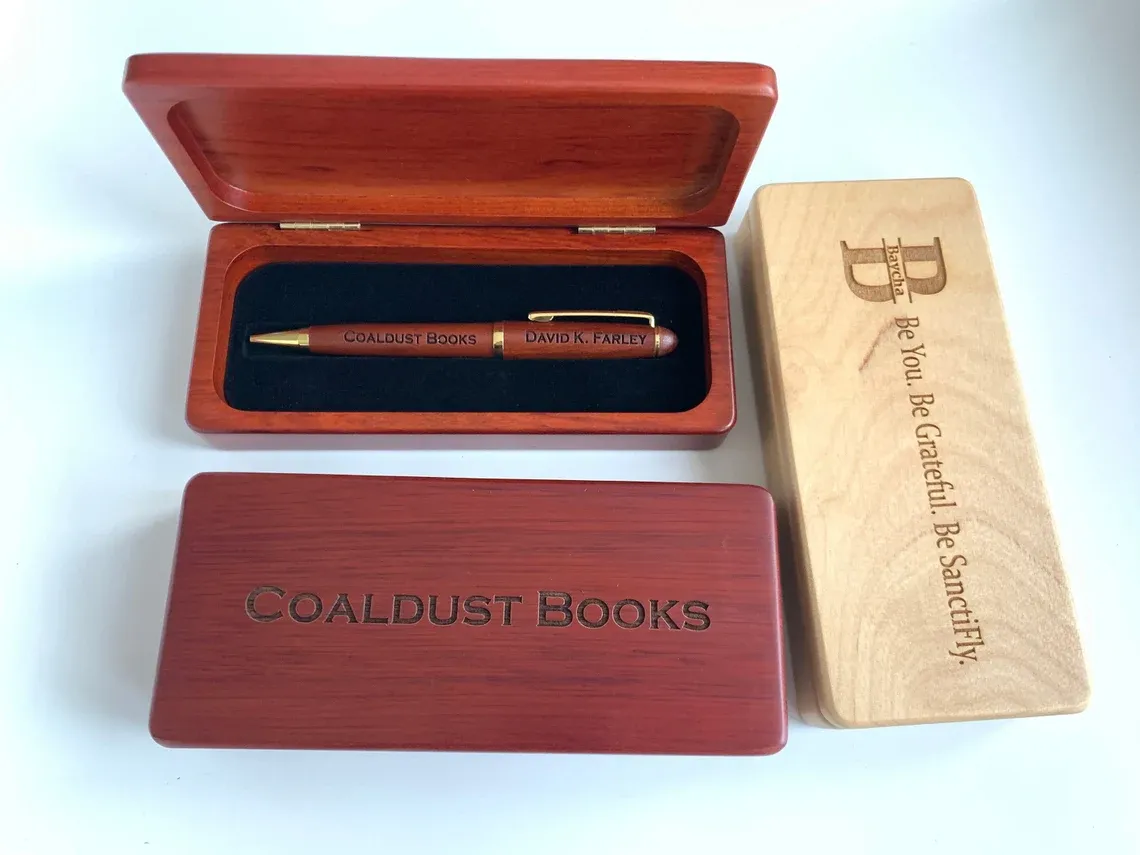 Personalized Rosewood Pen Case